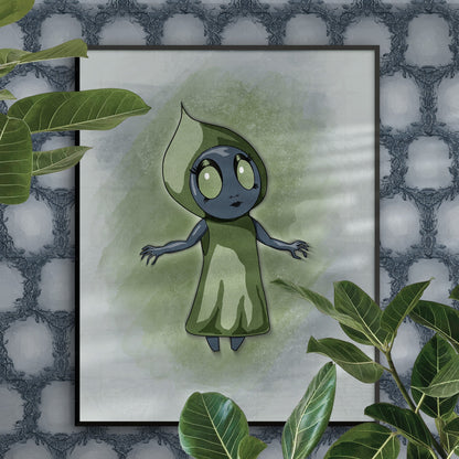 Little Flatwoods Monster Art Print