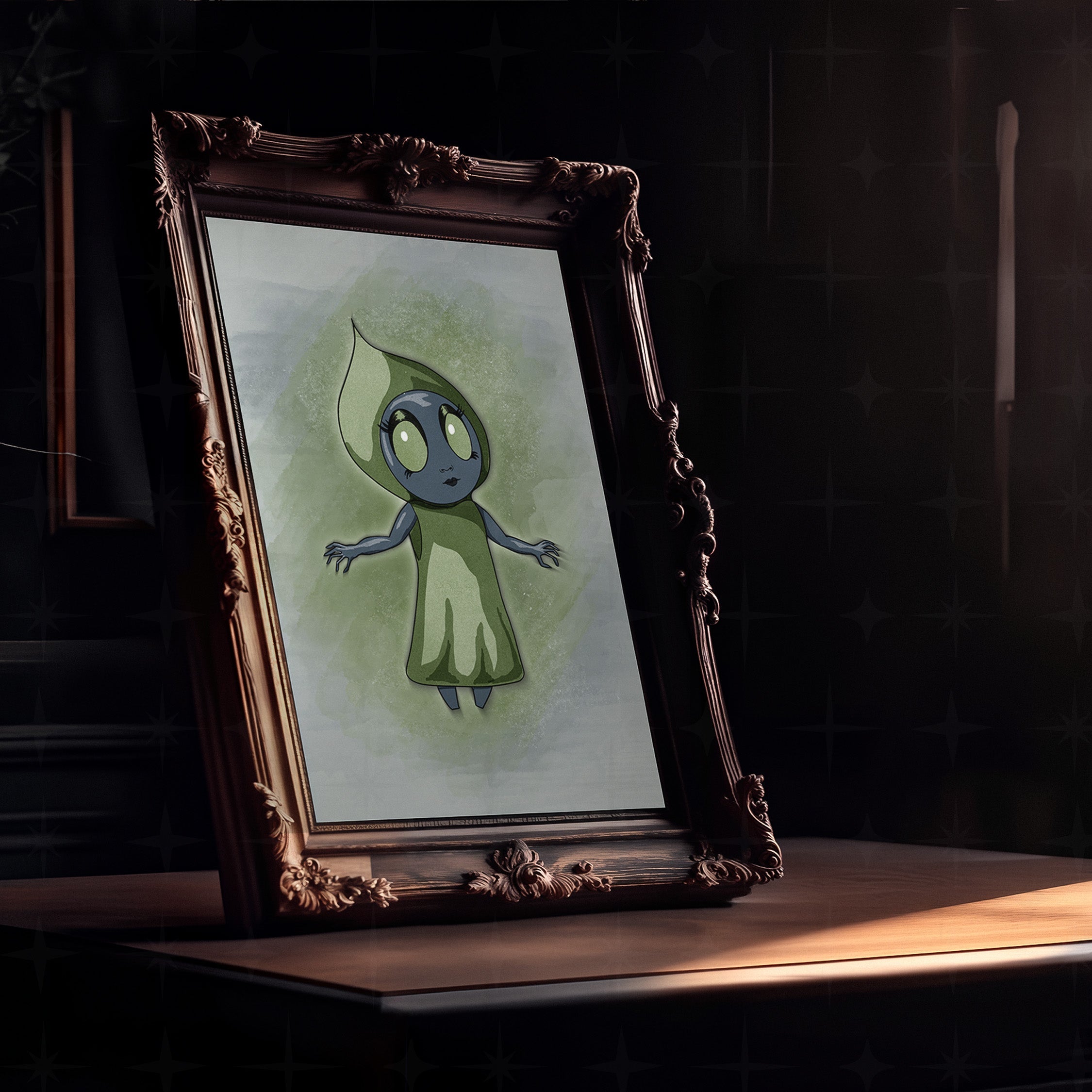 Little Flatwoods Monster Art Print