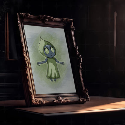 Little Flatwoods Monster Art Print