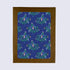 greeting card set of jewish stars with flowers