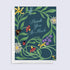 Greeting card with floral design and &