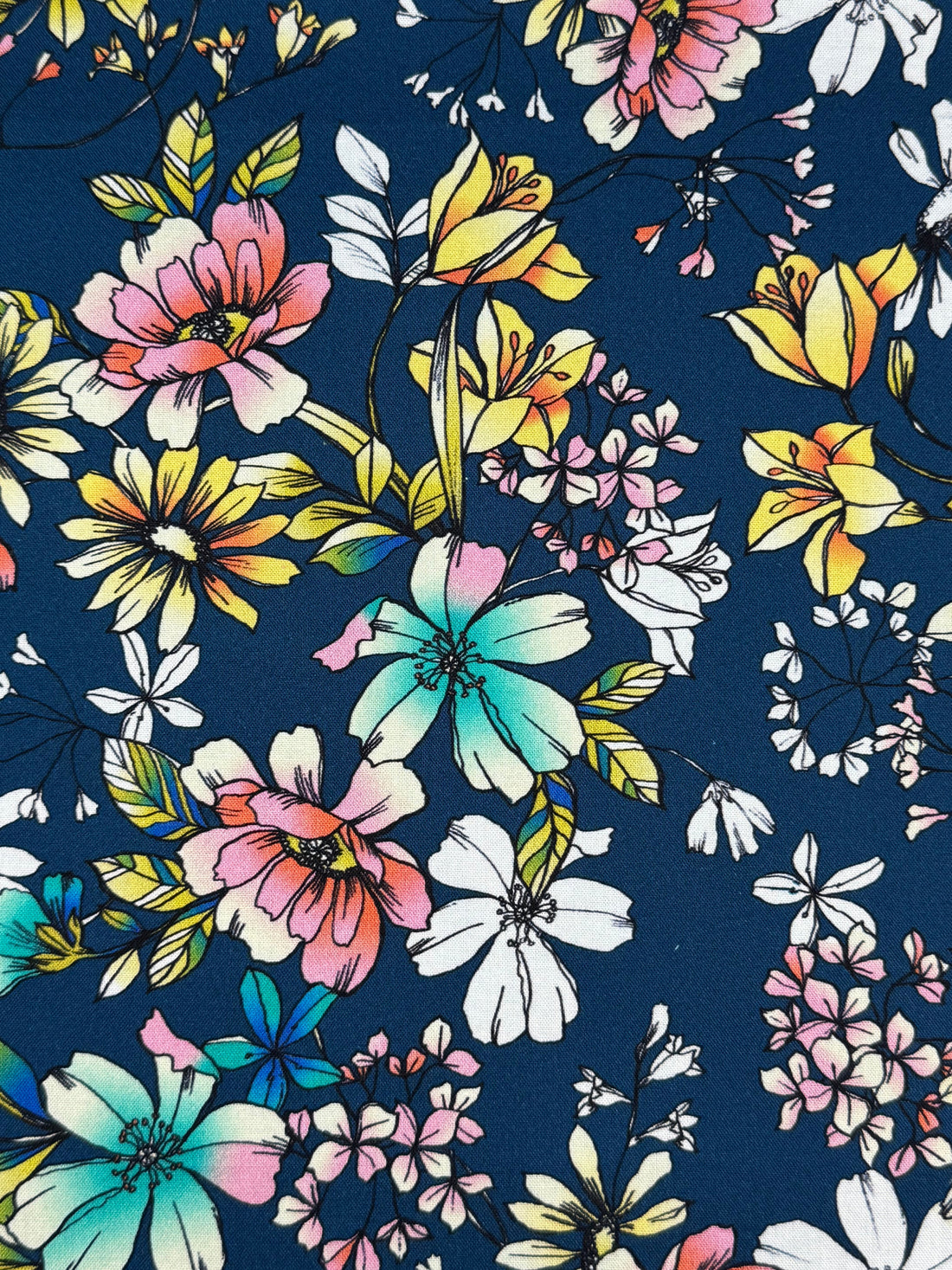 100% Cotton Napkins - Set of 2 - Floral