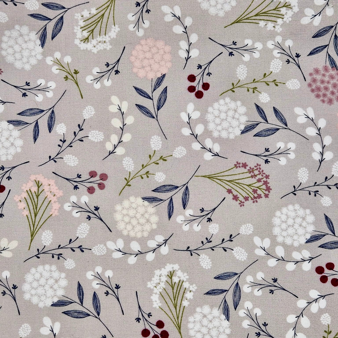 100% Cotton Napkins - Set of 2 - Winter Wildflower