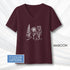 foxglove-daisy-tulip-ladies-bella-canvas-vneck-tshirt-womens-fit-subtle-fdt-flowers-tee-maroon
