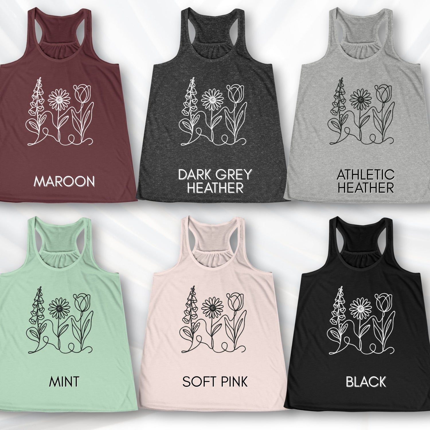 foxglove-daisy-tulip-racerback-tank-top-womens-flowy-summer-workout-shirt-subtle-fdt-flowers-anti-trump-no-words-color-options