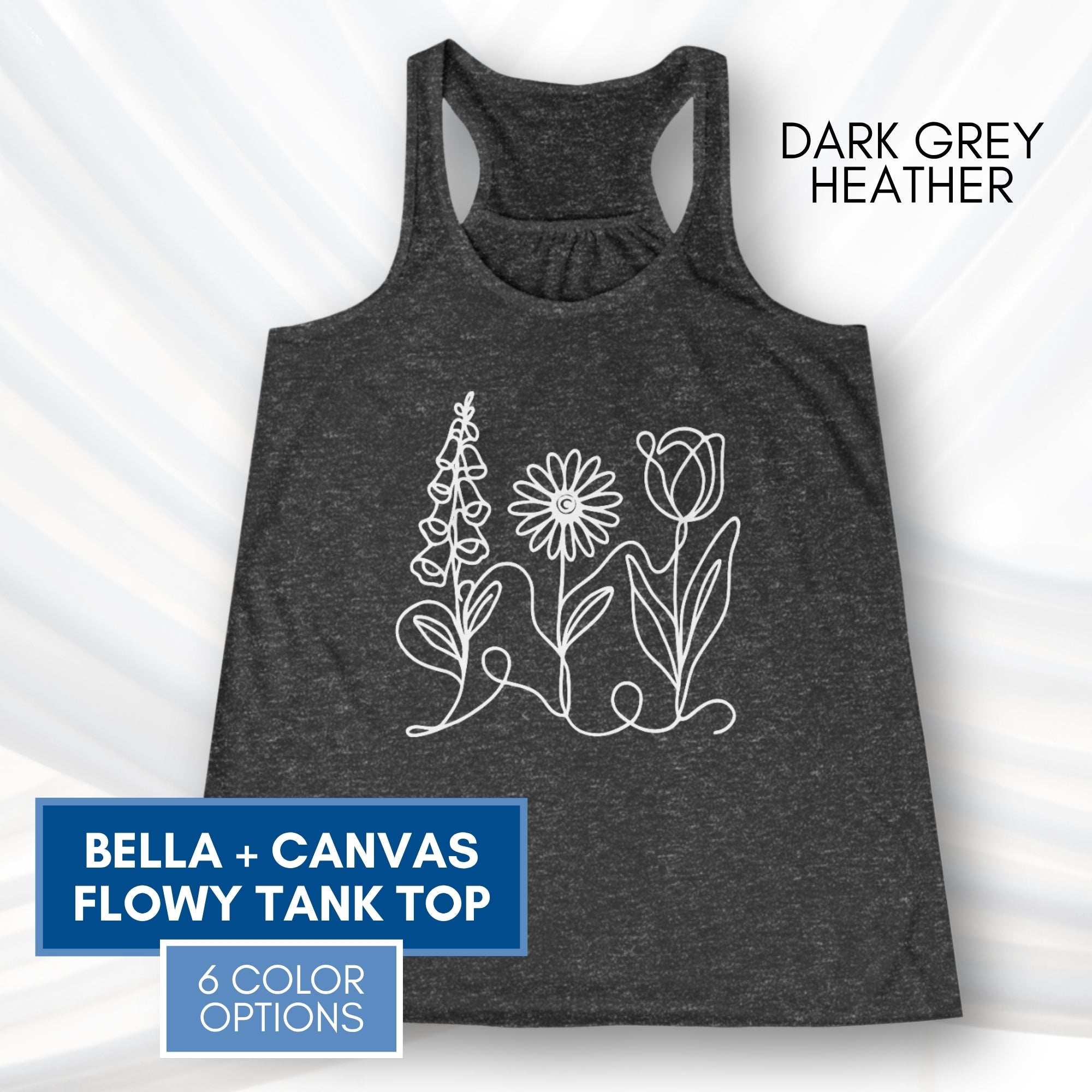 foxglove-daisy-tulip-racerback-tank-top-womens-flowy-summer-workout-shirt-subtle-fdt-flowers-anti-trump-no-words-dark-grey-heather