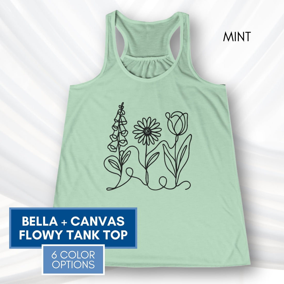 foxglove-daisy-tulip-racerback-tank-top-womens-flowy-summer-workout-shirt-subtle-fdt-flowers-anti-trump-no-words-mint