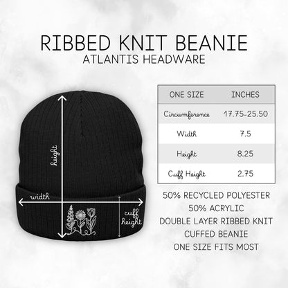 foxglove-daisy-tulip-ribbed-knit-beanie-embroidered-subtle-fdt-flowers-winter-hat-size-chart