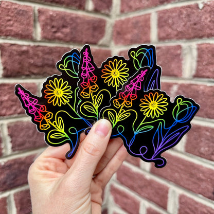 foxglove-daisy-tulip-subtle-fdt-flowers-glossy-indoor-outdoor-vinyl-sticker-3-pack-rainbow-black