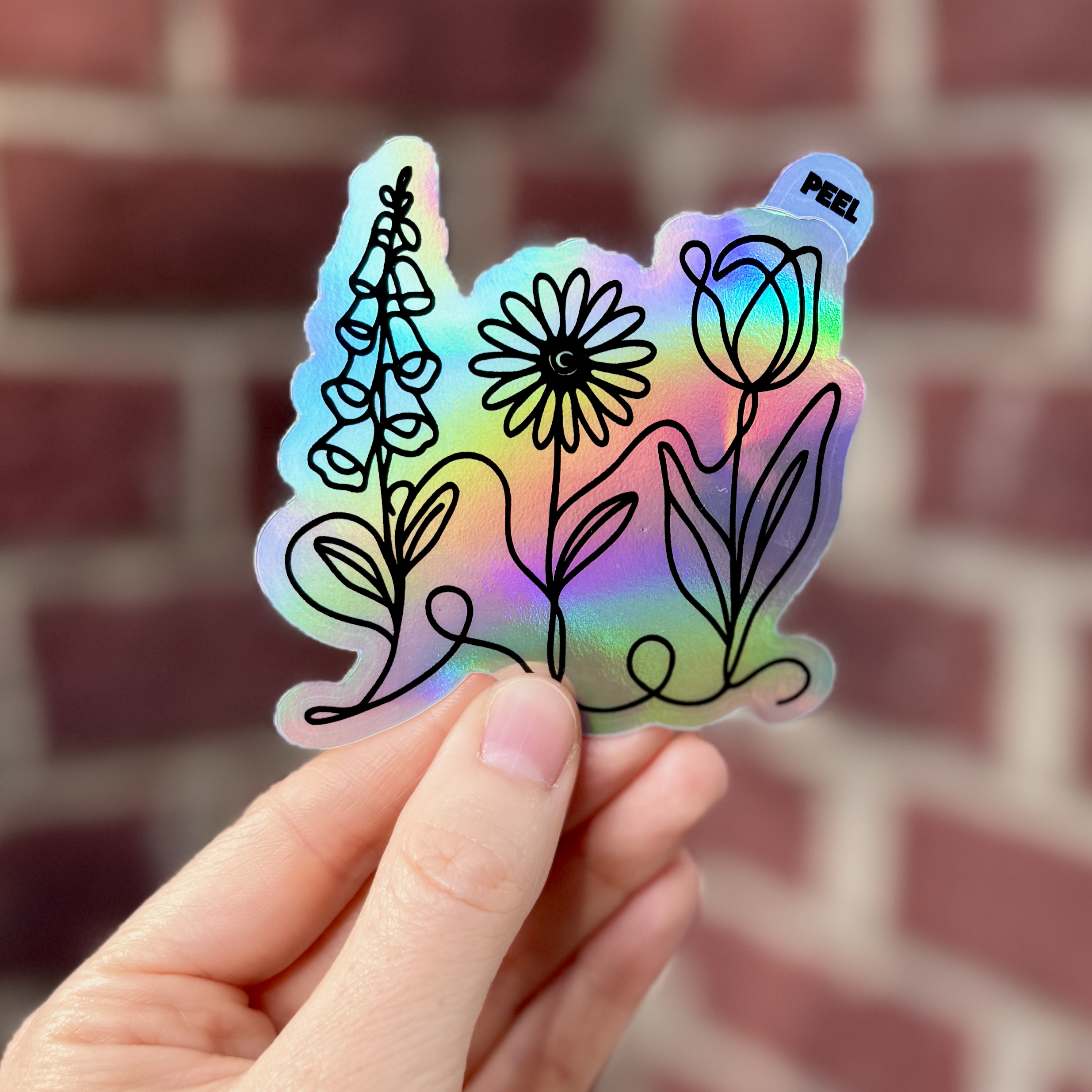 foxglove-daisy-tulip-subtle-fdt-flowers-glossy-indoor-outdoor-vinyl-sticker-holographic