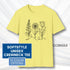 foxglove-daisy-tulip-unisex-softstyle-tshirt-subtle-fdt-flowers-tee-cornsilk