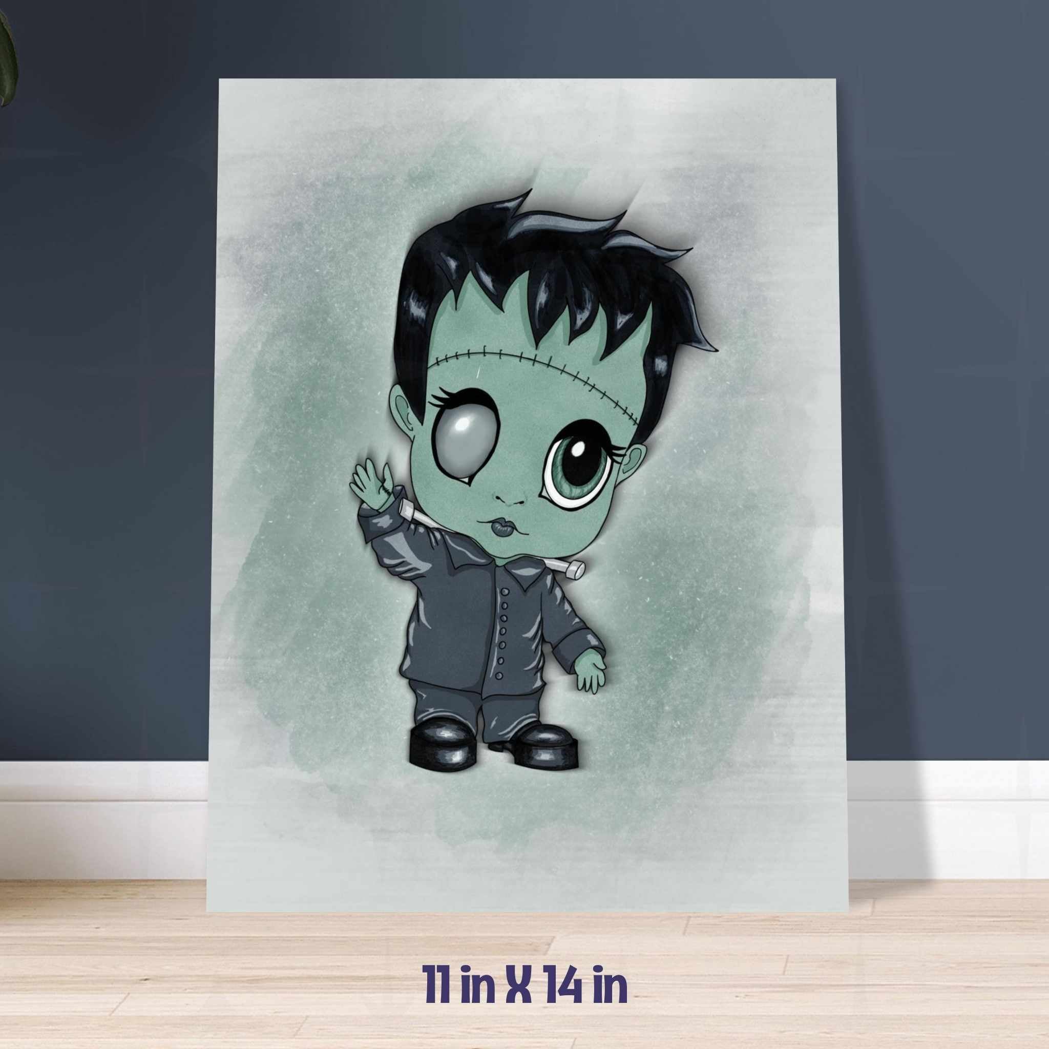 Little Frankenstein Art Print