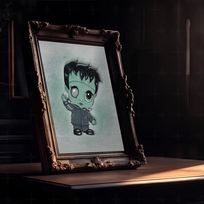Little Frankenstein Art Print