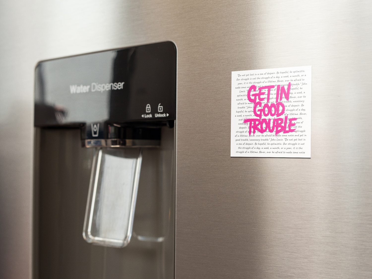 Get in Good Trouble Magnet | Activist Fridge Magnet