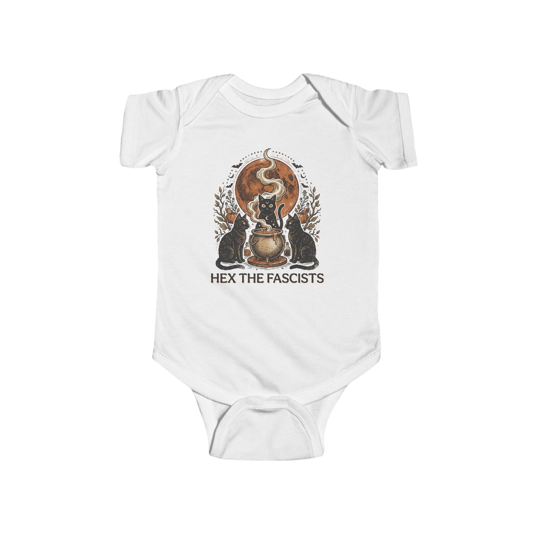 Hex The Fascists Baby Bodysuit - Resistance Nation