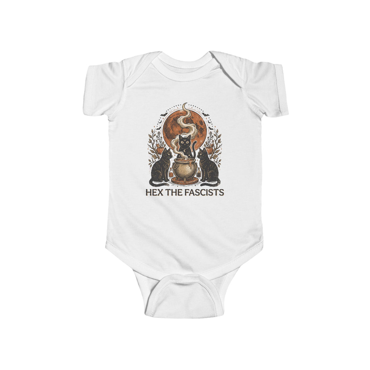 Hex The Fascists Baby Bodysuit - Resistance Nation