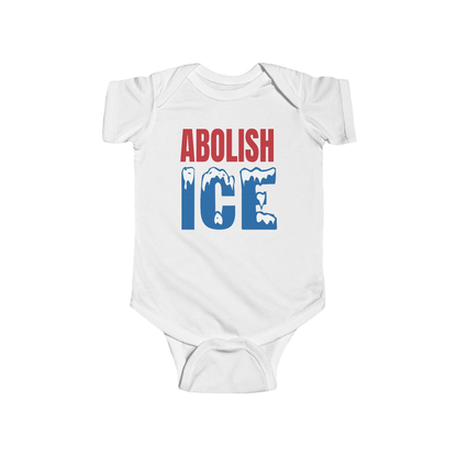Abolish ICE Baby Bodysuit - Resistance Nation