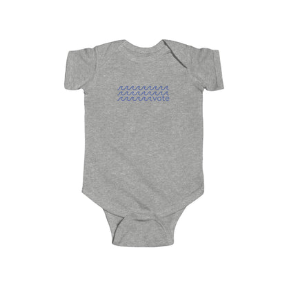 Blue Wave Vote Baby Bodysuit - Resistance Nation