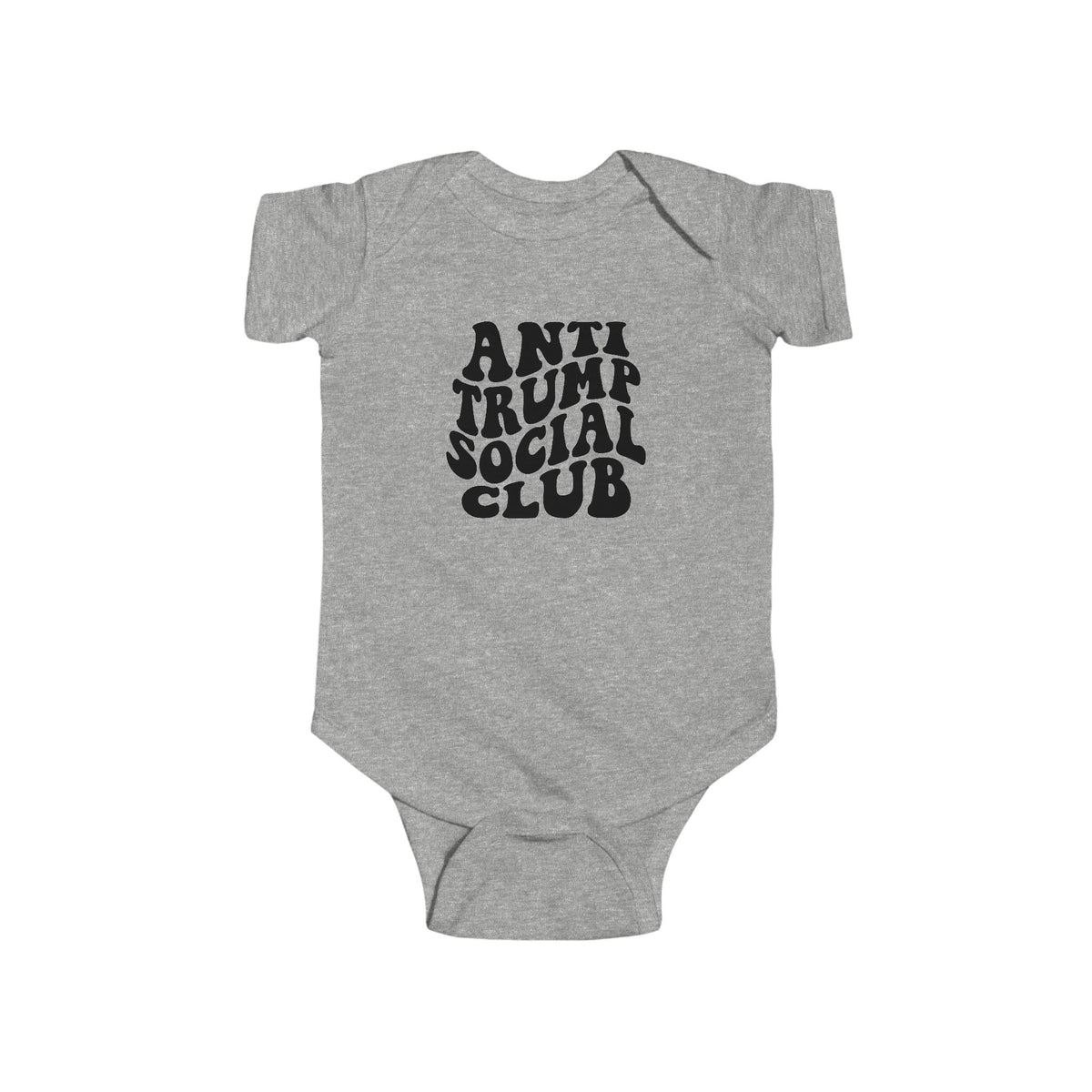 Anti Trump Social Club Baby Bodysuit - Resistance Nation