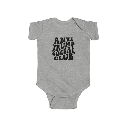 Anti Trump Social Club Baby Bodysuit - Resistance Nation