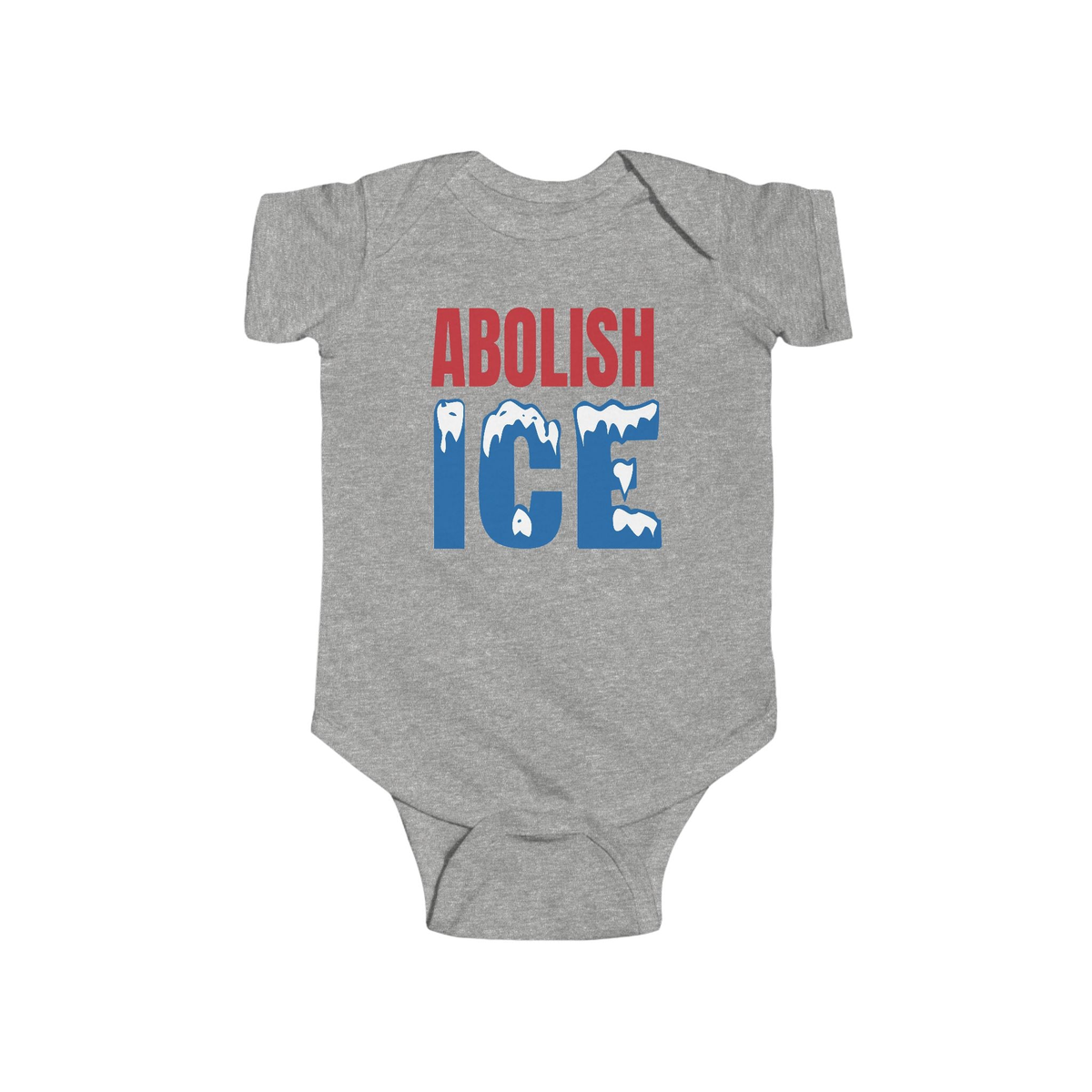Abolish ICE Baby Bodysuit - Resistance Nation
