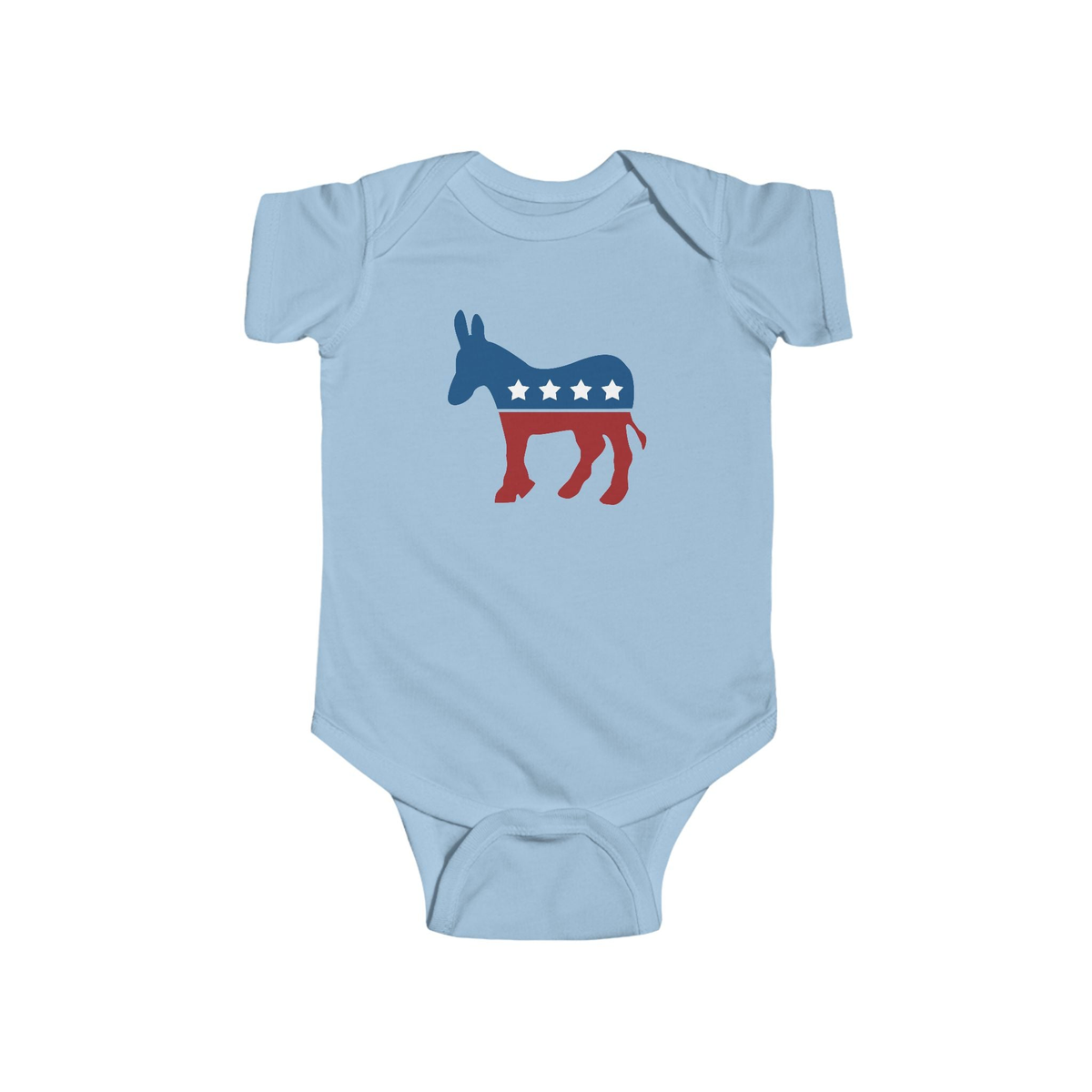 Democrat Donkey Baby Bodysuit - Resistance Nation
