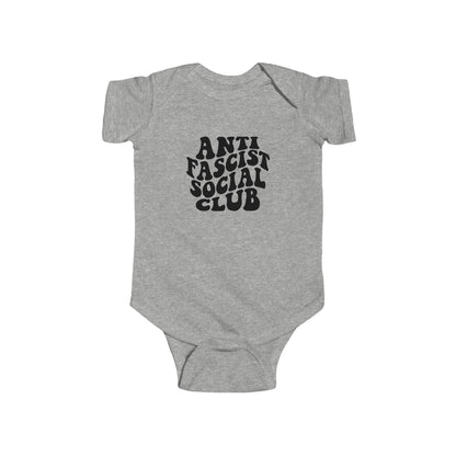 Anti Fascist Social Club Baby Bodysuit - Resistance Nation