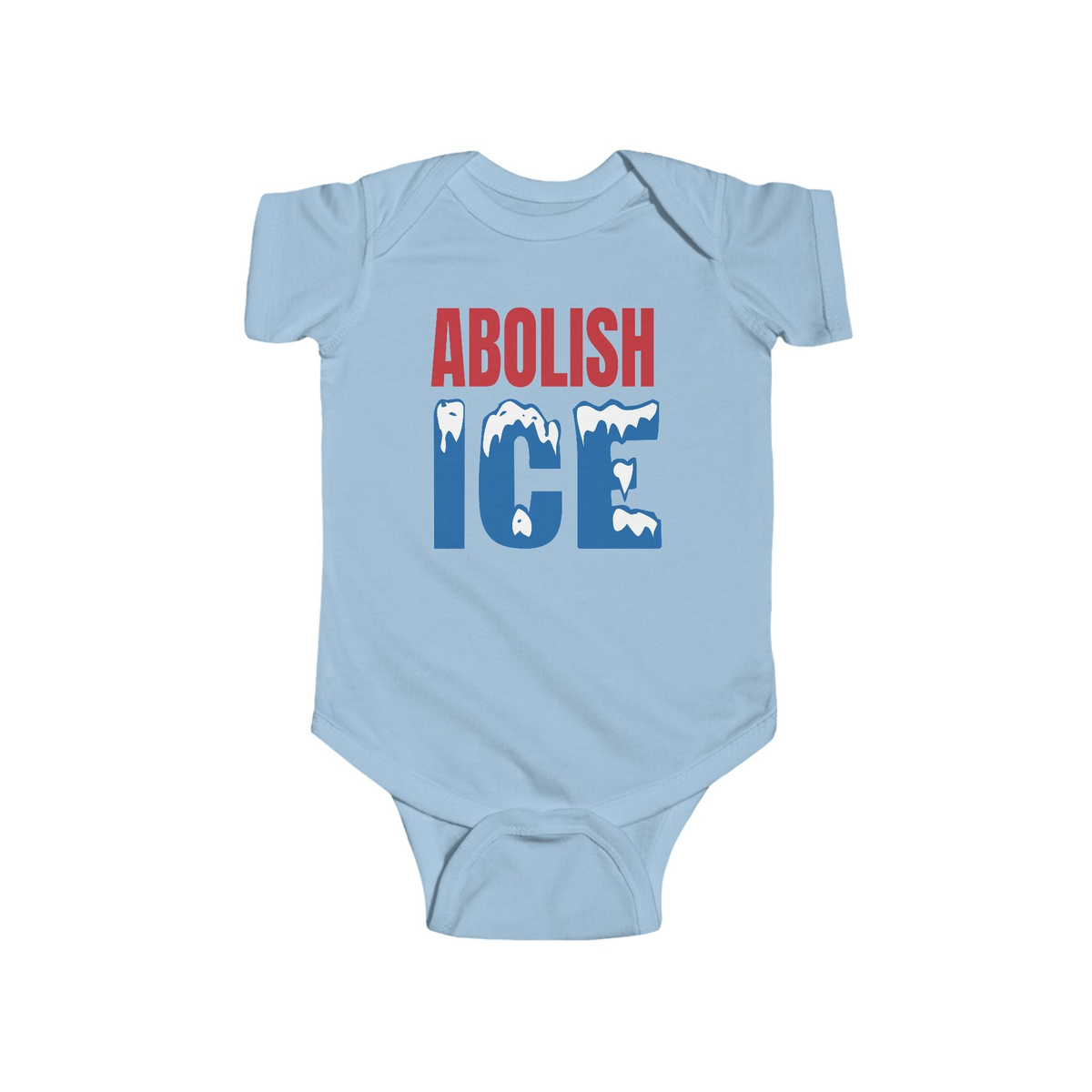 Abolish ICE Baby Bodysuit - Resistance Nation