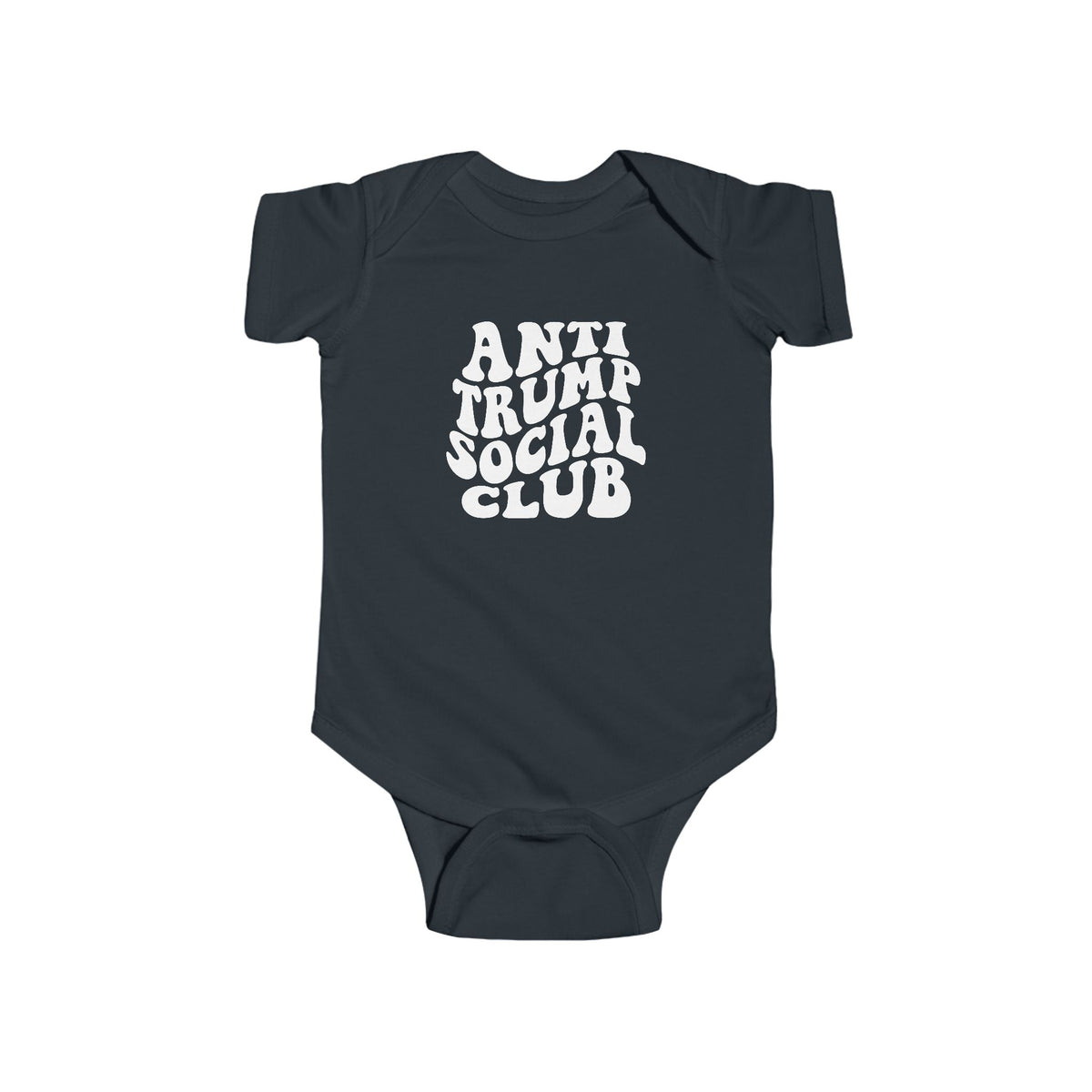 Anti Trump Social Club Baby Bodysuit - Resistance Nation
