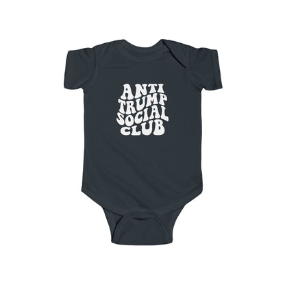 Anti Trump Social Club Baby Bodysuit - Resistance Nation