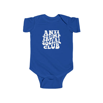 Anti Trump Social Club Baby Bodysuit - Resistance Nation