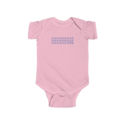 Blue Wave Vote Baby Bodysuit - Resistance Nation
