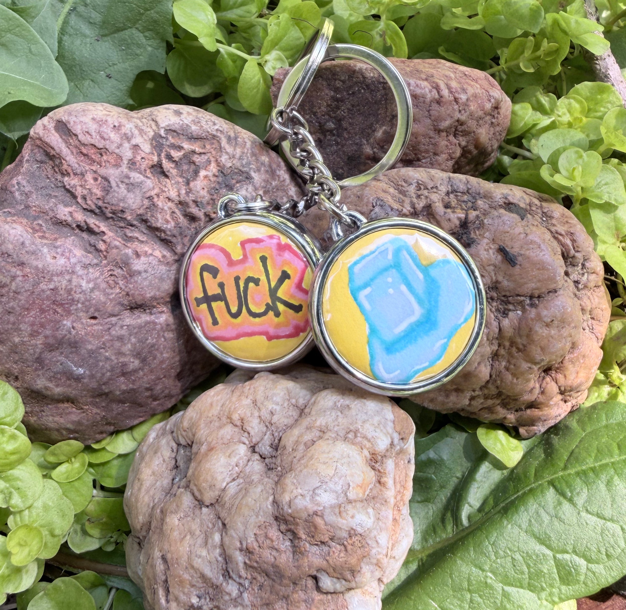 Fuck Ice Keychain