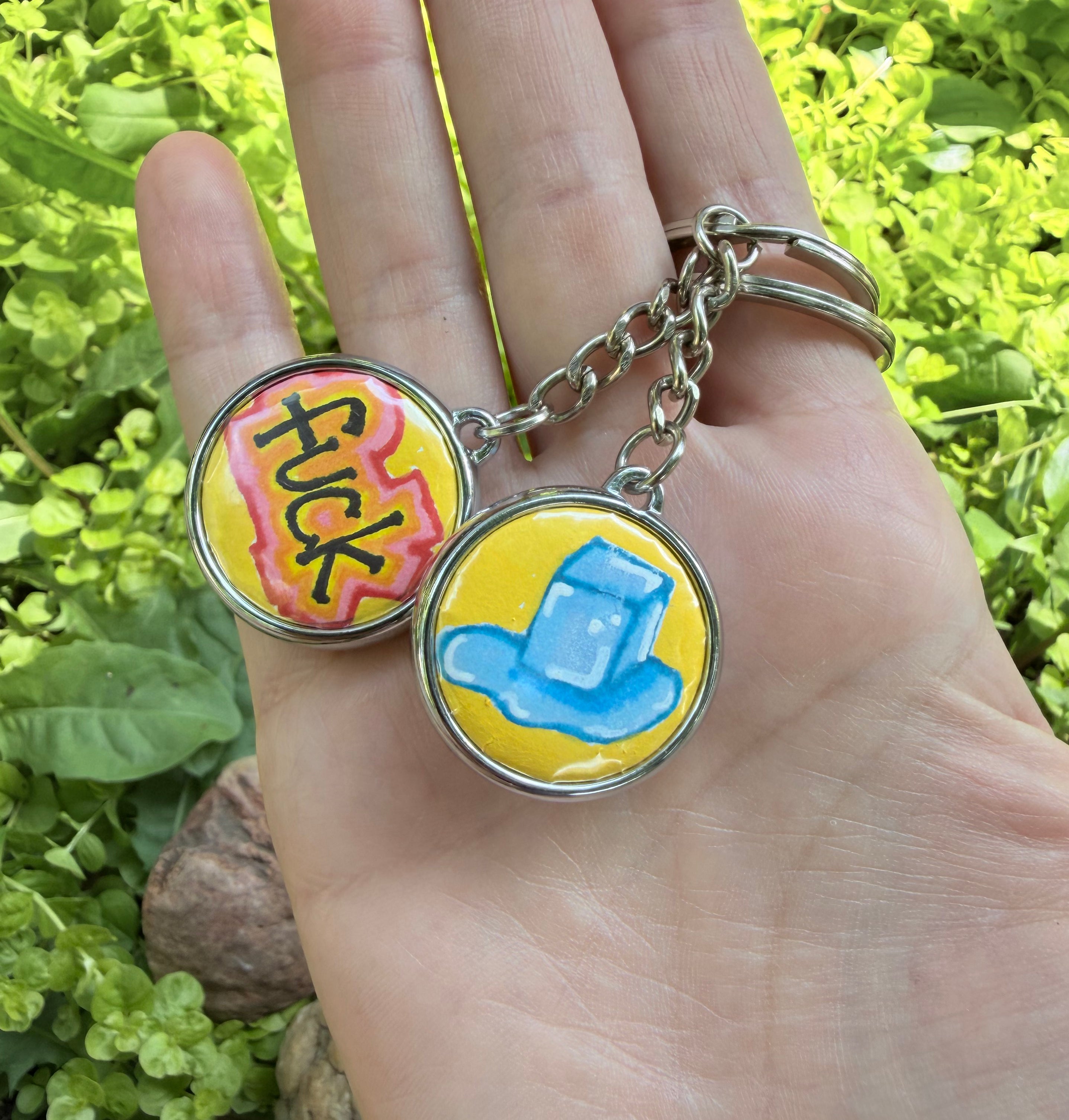 Fuck Ice Keychain