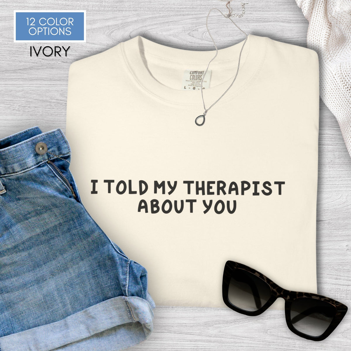 funny-mental-health-unisex-tshirt-unhinged-therapy-humor-graphic-tee-comfort-colors-ivory