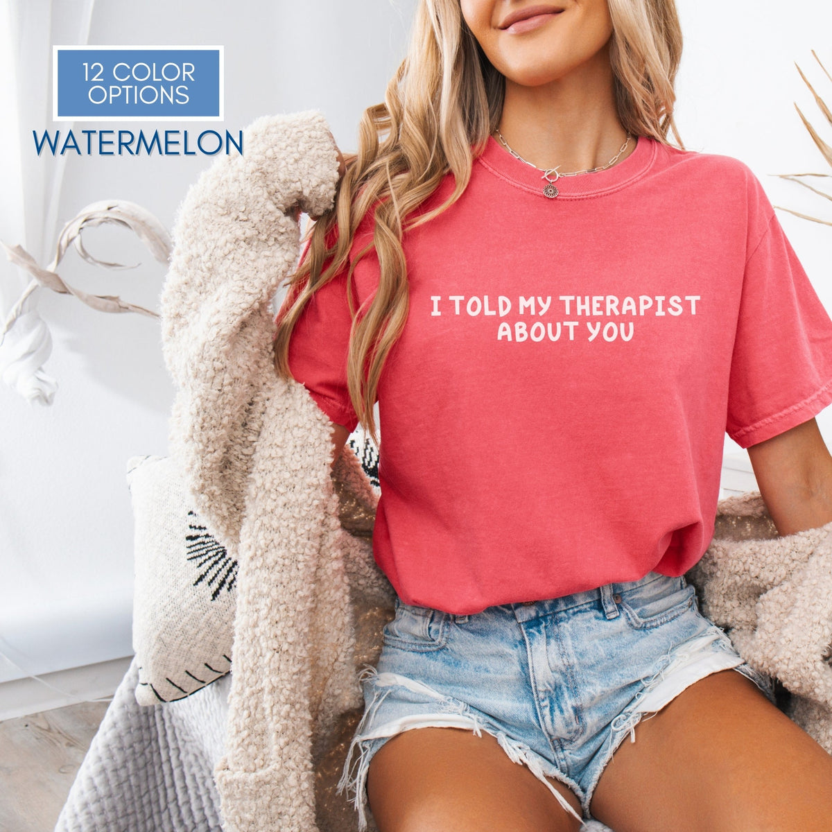 funny-mental-health-unisex-tshirt-unhinged-therapy-humor-graphic-tee-comfort-colors-watermelon-1
