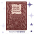 Funny sarcastic folk art journal with hand-lettered text reading not my damn circus not my damn horses on burgundy softcover with stitched horse and sunflower illustration