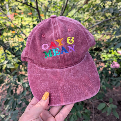 Gay &amp; Mean dad hat