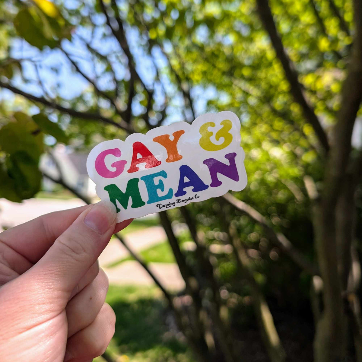 Gay &amp; Mean sticker