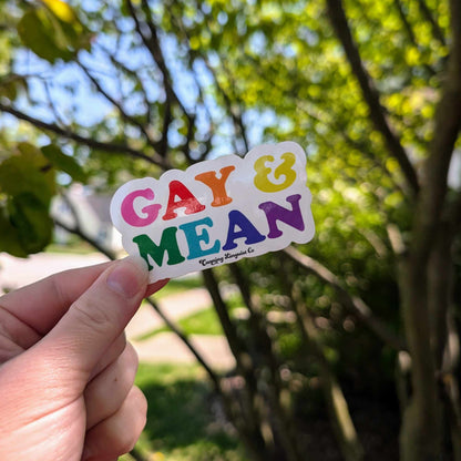 Gay &amp; Mean sticker