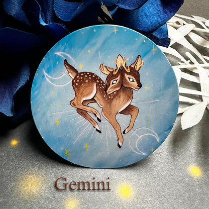 Zodiac Stickers, handpainted decals