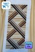 Geometric Bookmark - Brown