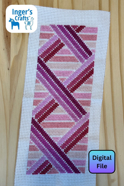 Geometric Bookmark - Pink