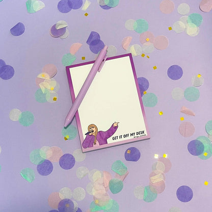Get it off my desk notepad - MangoIllustrated - Notepad