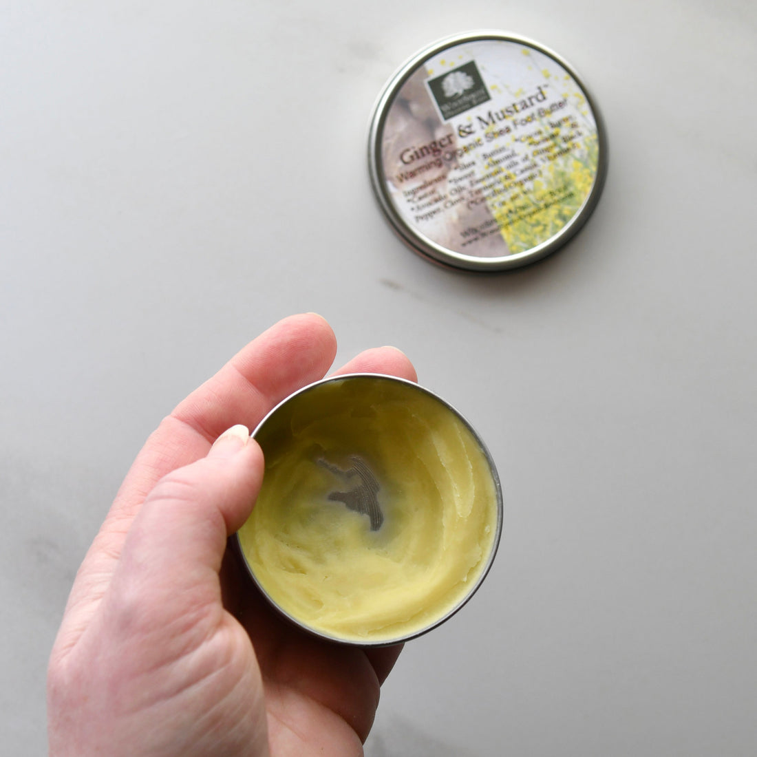 Ginger &amp; Mustard Warming Organic Shea Foot Butter