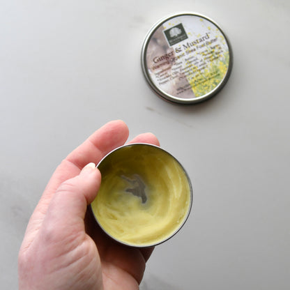 Ginger &amp; Mustard Warming Organic Shea Foot Butter