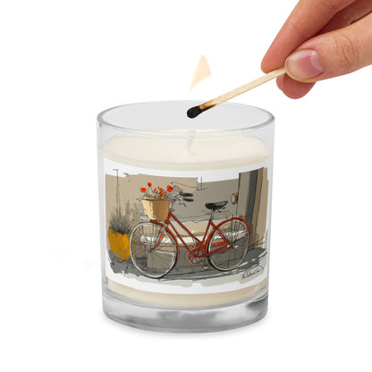 Glass Jar Soy Wax Candle - Baskets &amp;amp; Blooms