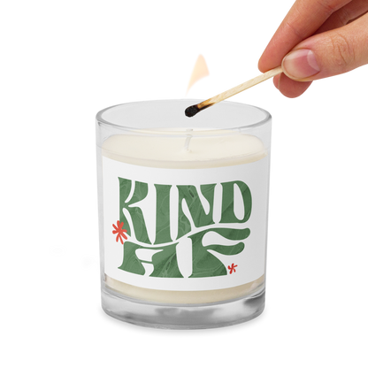 Glass Jar Soy Wax Candle – Kindness Project - Kind AF