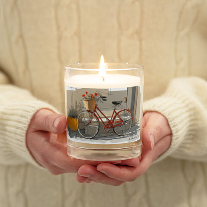 Glass Jar Soy Wax Candle - Baskets &amp;amp; Blooms