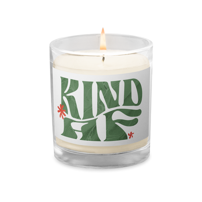 Glass Jar Soy Wax Candle – Kindness Project - Kind AF